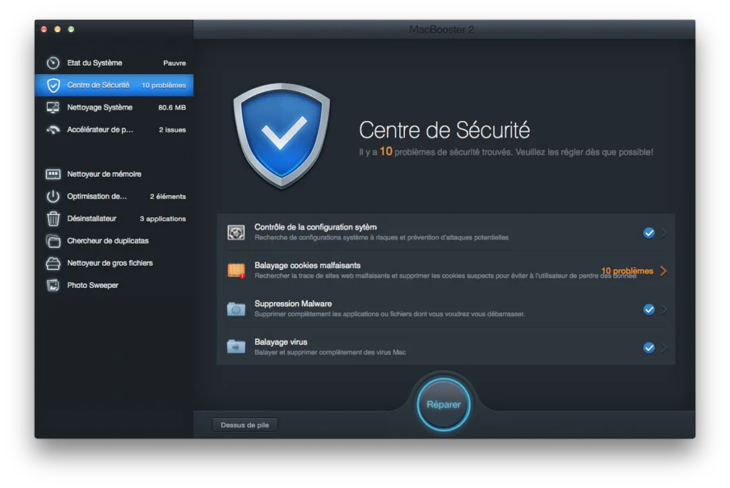 accelerer yosemite centre de securite