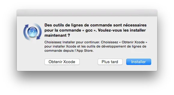 Comment installer Xcode Command Line Tools Yosemite (Mac OS X 10.10) 2 Xcode Command Line Tools Yosemite installer