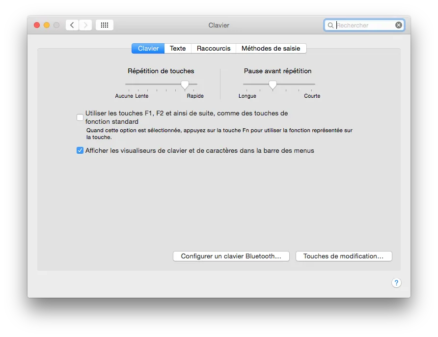 clavier virtuel yosemite activation