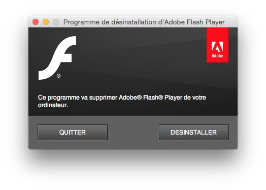 flash yosemite mac uninstall