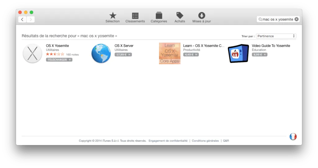 installer Yosemite sur cle USB telecharger