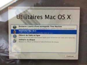 reinstaller mac os x