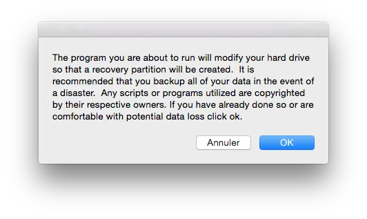 yosemite recovery creation
