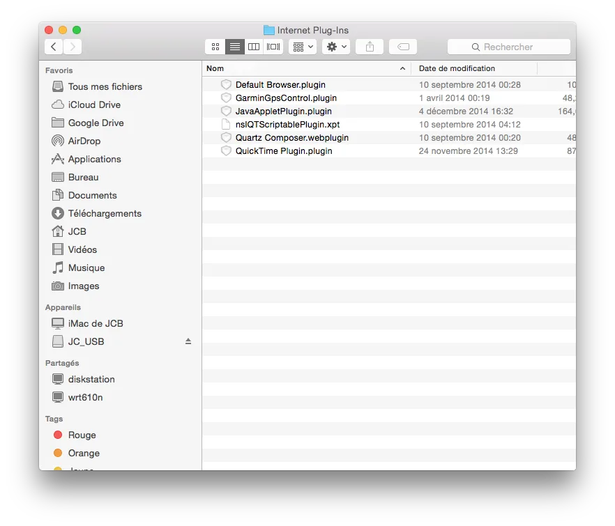 safari yosemite backup plugins