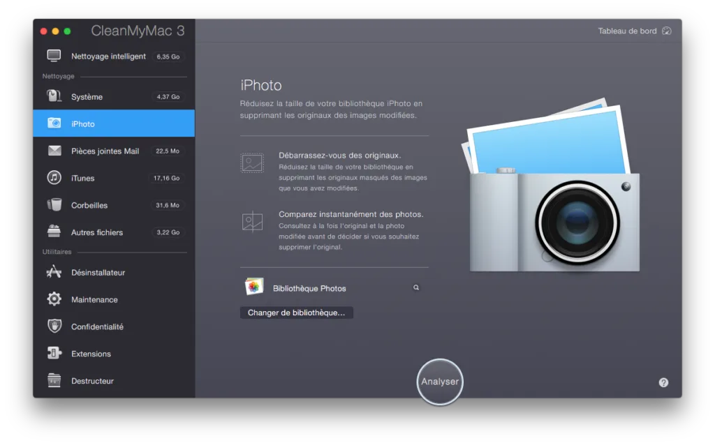 Nettoyer Mac Yosemite iphoto