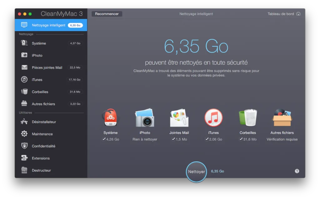 nettoyer mac yosemite liberer espace disque