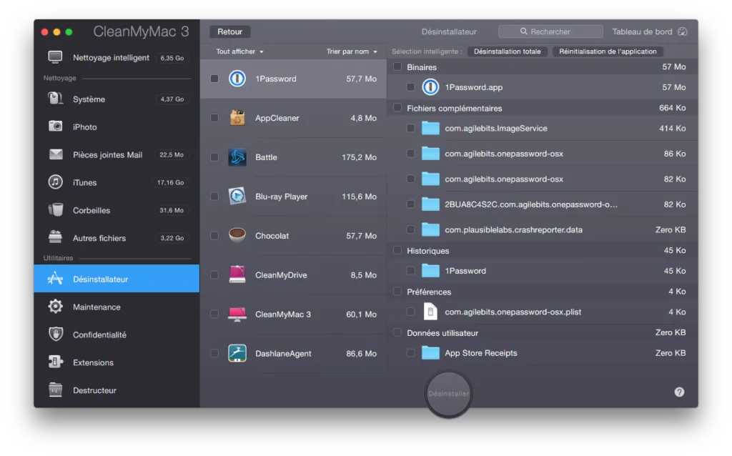 nettoyer mac yosemite supprimer app inutiles