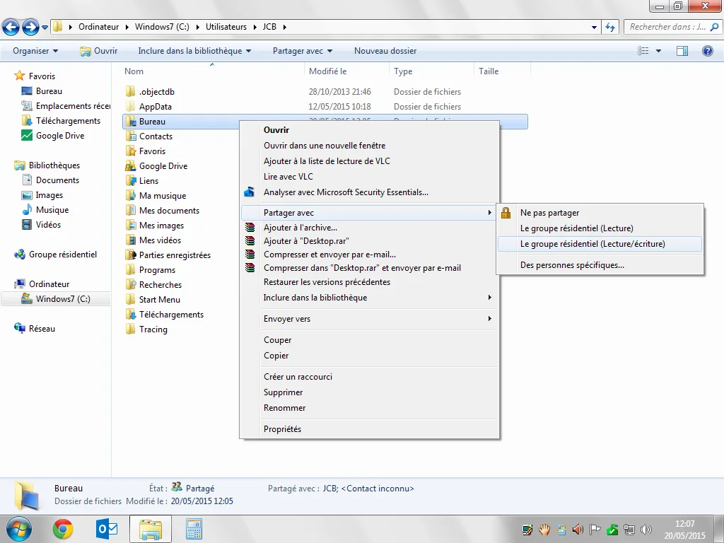 Partage de fichiers Mac et Windows mode d'emploi 10 Partage de fichiers Mac windows option de partage