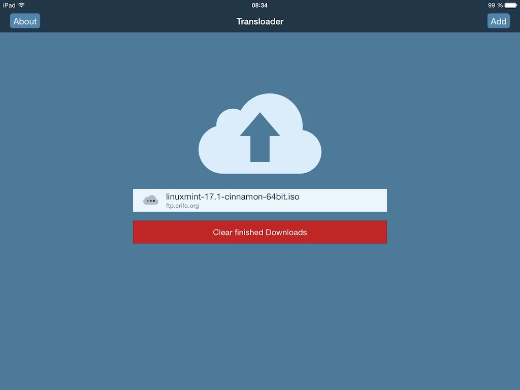Transloader ios dl en cours