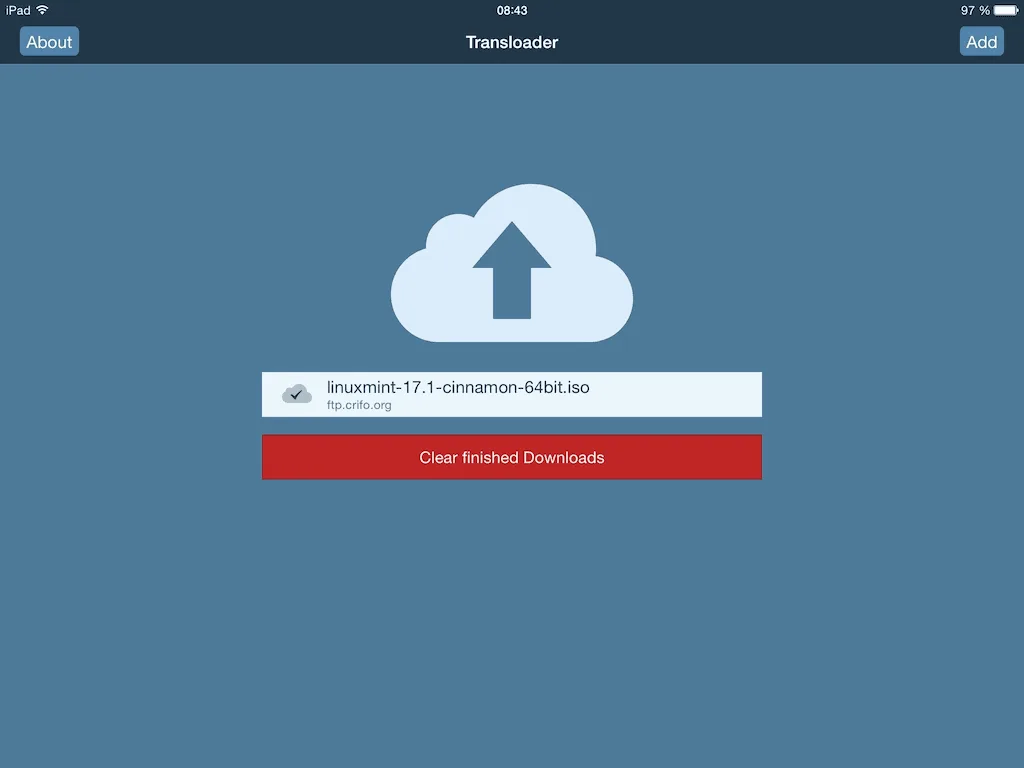 Transloader tache terminee