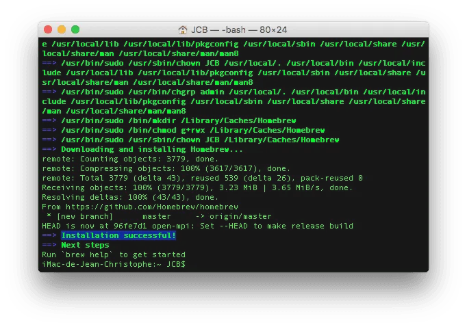 ntfs el capitan homebrew installe