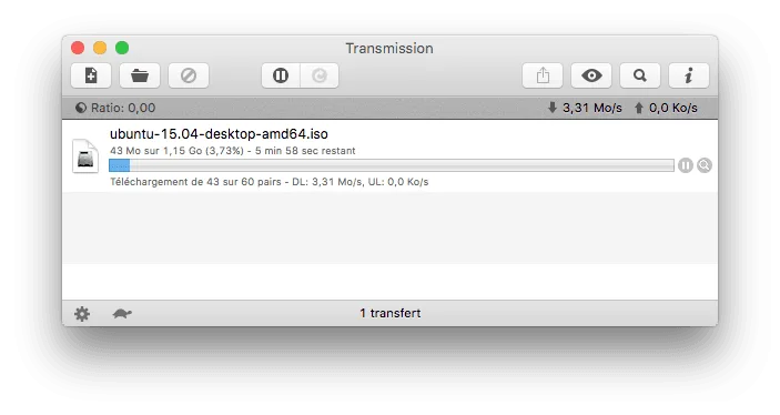 transmission el capitan mac os x optimise