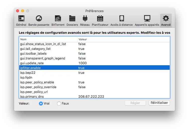 utorrent el capitan ipfilter