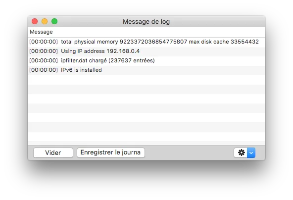 utorrent el capitan log ipfilter