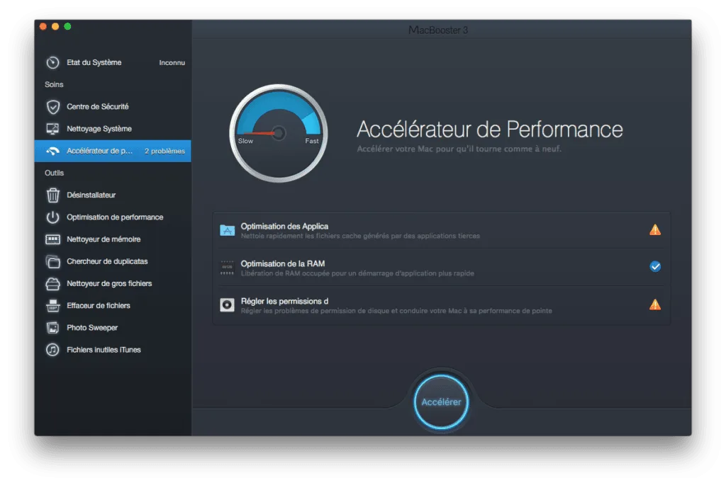 Accelerer El Capitan optimiser