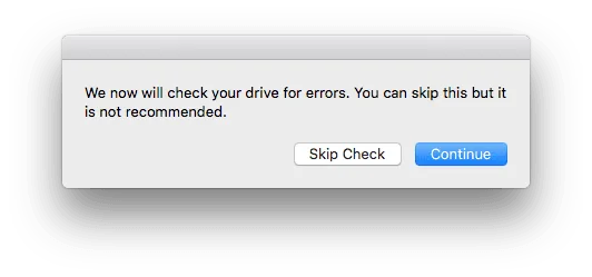 Réparer la partition Recovery Mac OS X El Capitan (10.11) 6 Reparer la partition Recovery Mac verification disque