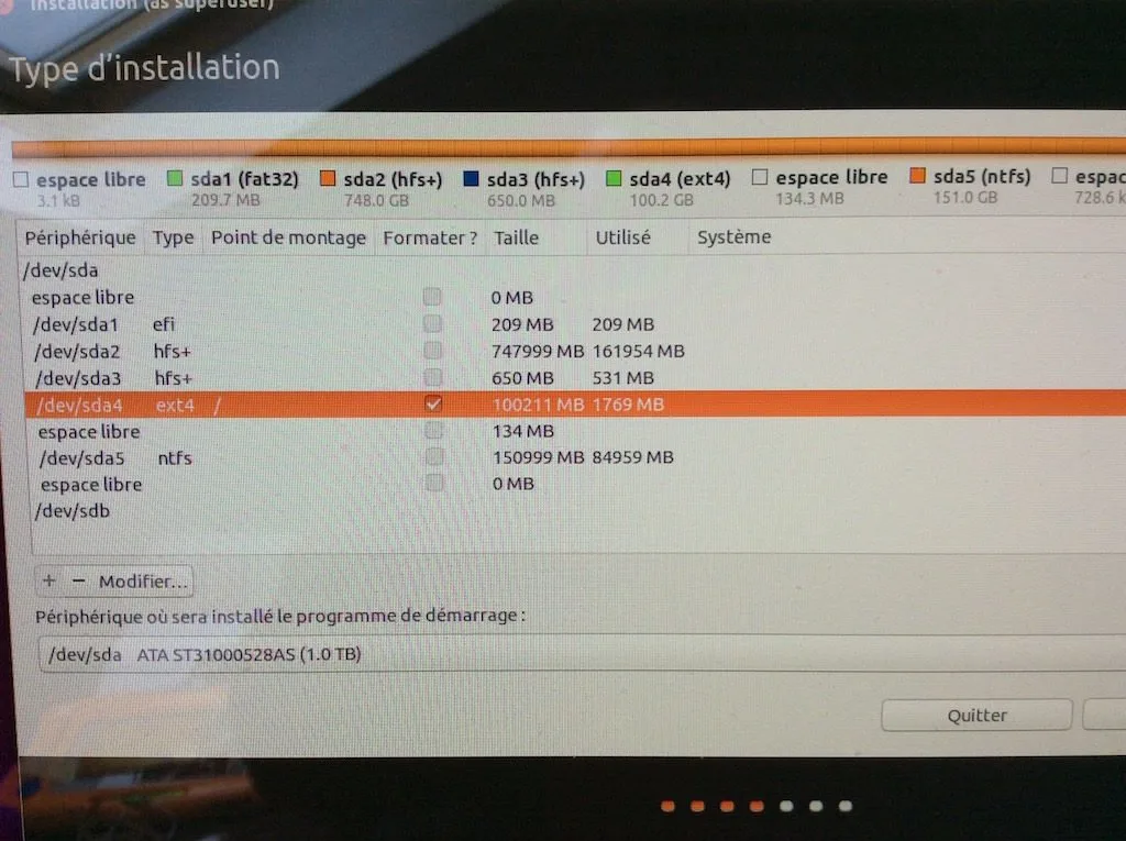 Triple boot El Capitan Windows 10 gestionnaire boot