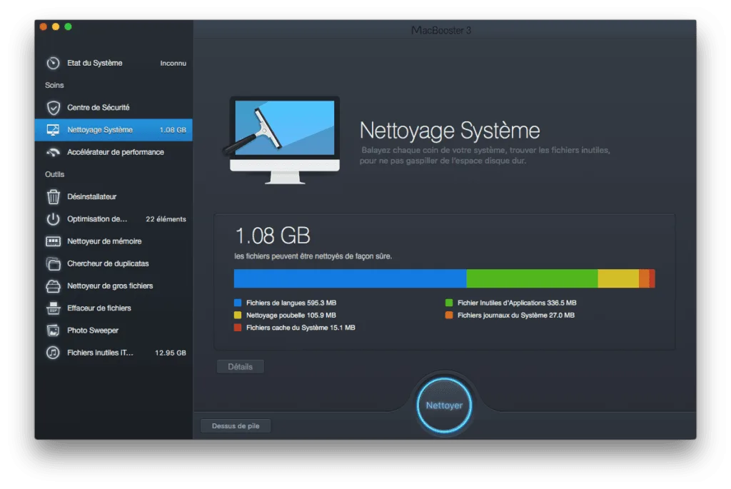 accelerer el capitan nettoyer os x