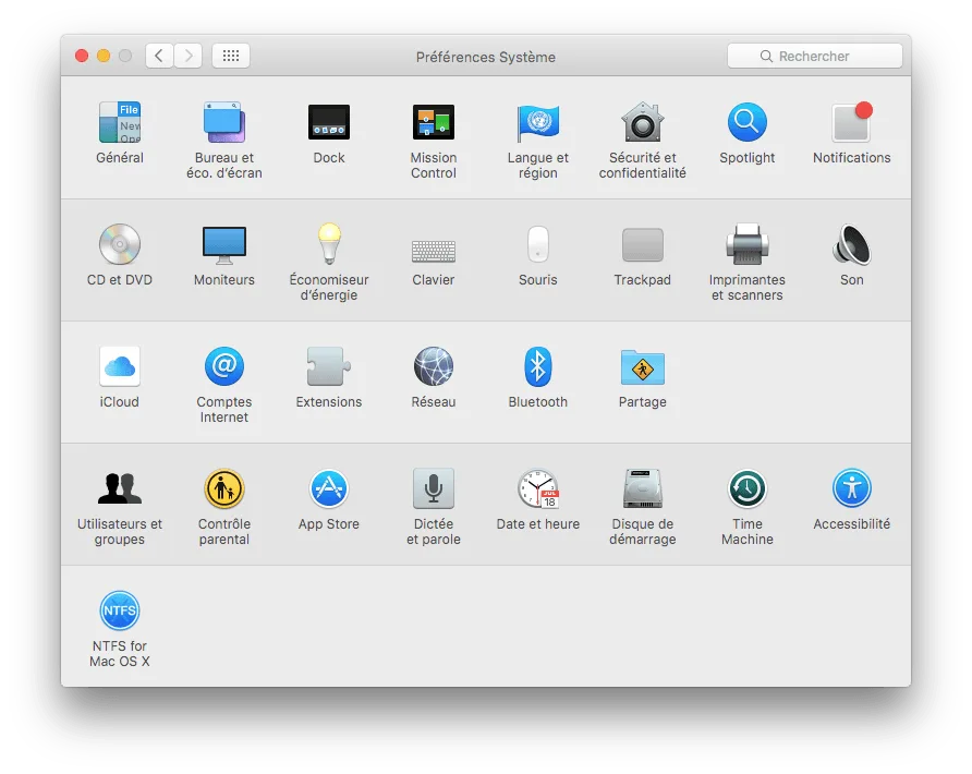 dark mode mac preferences systeme