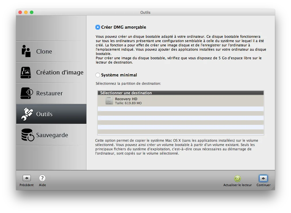 cloner el capitan disque dmg amorcable