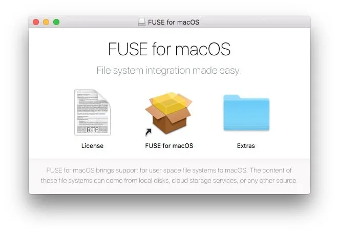 NTFS MacOS Sierra fuse