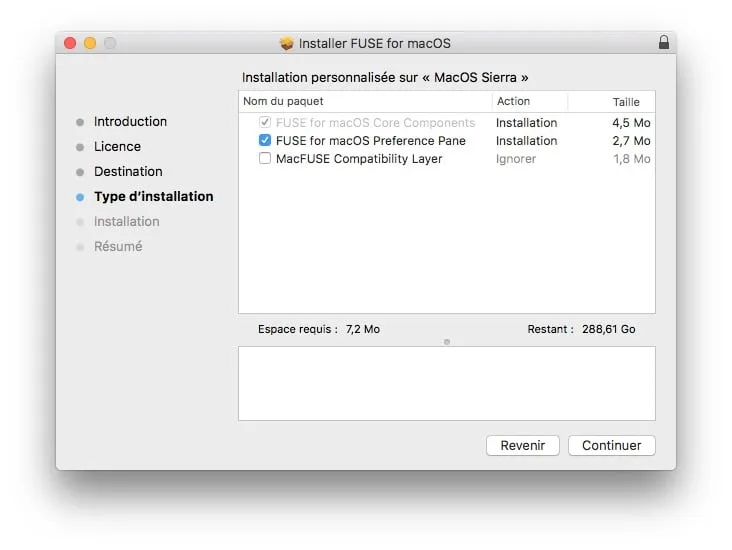 NTFS MacOS Sierra installer FUSE