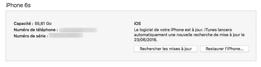 Downgrade iOS 10 vers iOS 9 : mode d’emploi 3 downgrade ios 10 restaurer iphone