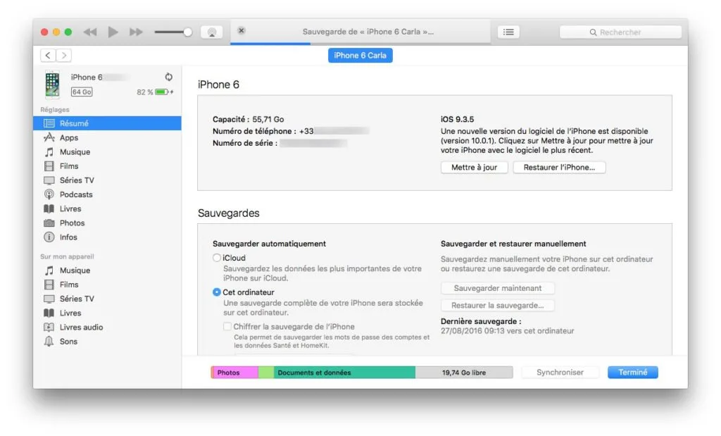 installation propre ios 10 nouvelle version disponible