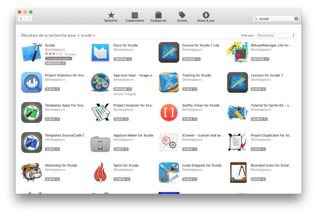 Installer Xcode macOS Sierra et GCC 1 installer xcode macos sierra