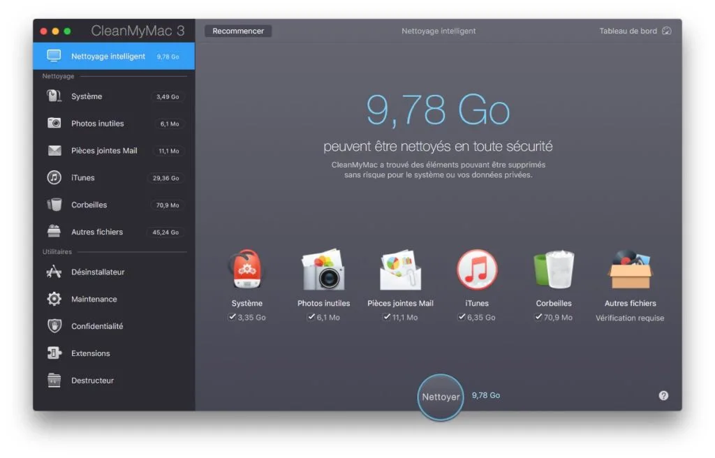 Optimiser macOS Sierra (10.12) en quelques clics 3 Optimiser macOS Sierra nettoyage