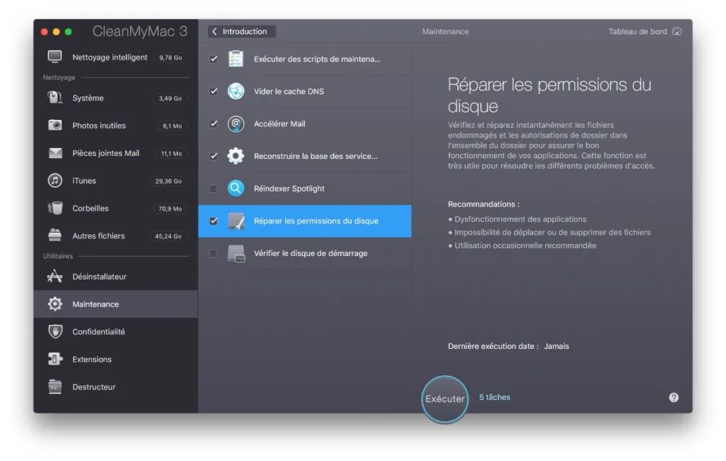 Optimiser macOS Sierra (10.12) en quelques clics 8 Optimiser macOS Sierra reparer-permissions-du-disque