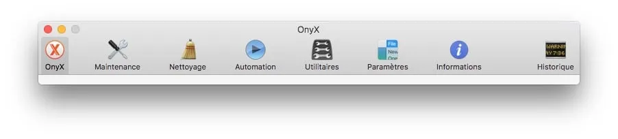 Onyx macOS Sierra (10.12) : mode d'emploi 1 Onyx macOS Sierra fonctions