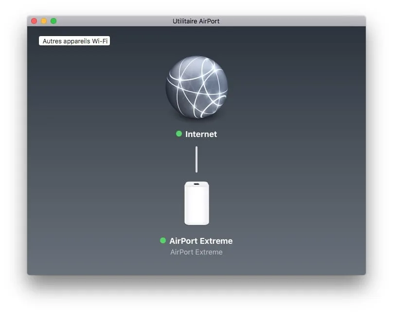 Apple Airport Extreme : tour d'horizon et configuration 3 Apple airport extreme utilitaire airport