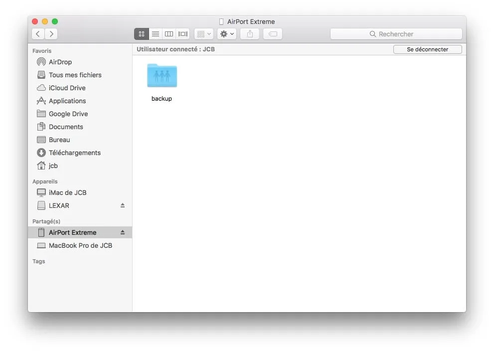 Apple Airport Extreme : tour d'horizon et configuration 14 Apple airport finder