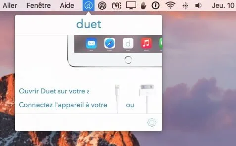 utiliser un iPad en second ecran avec duet display