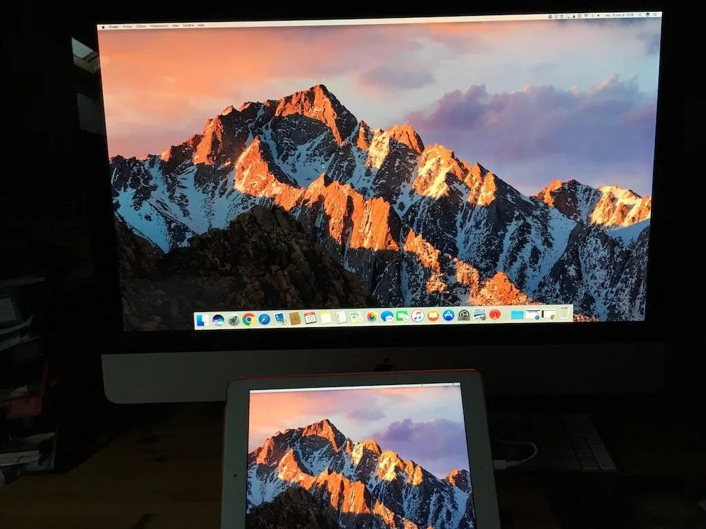 utiliser un iPad en second ecran duel mode bureau etendu