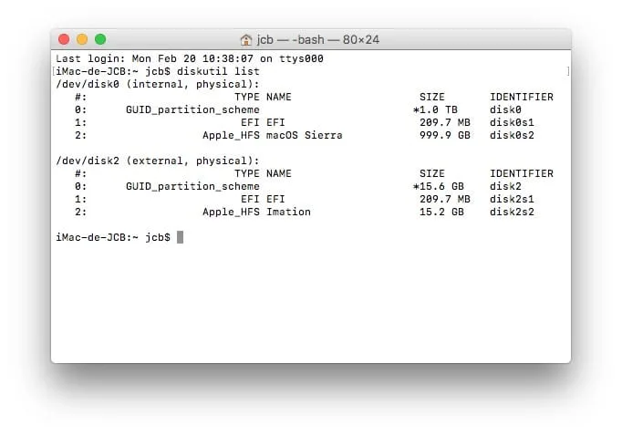 Formater son Mac en bas niveau (réparer secteurs défectueux, échec de formatage...) 2 Formater son Mac en bas niveau avec le terminal