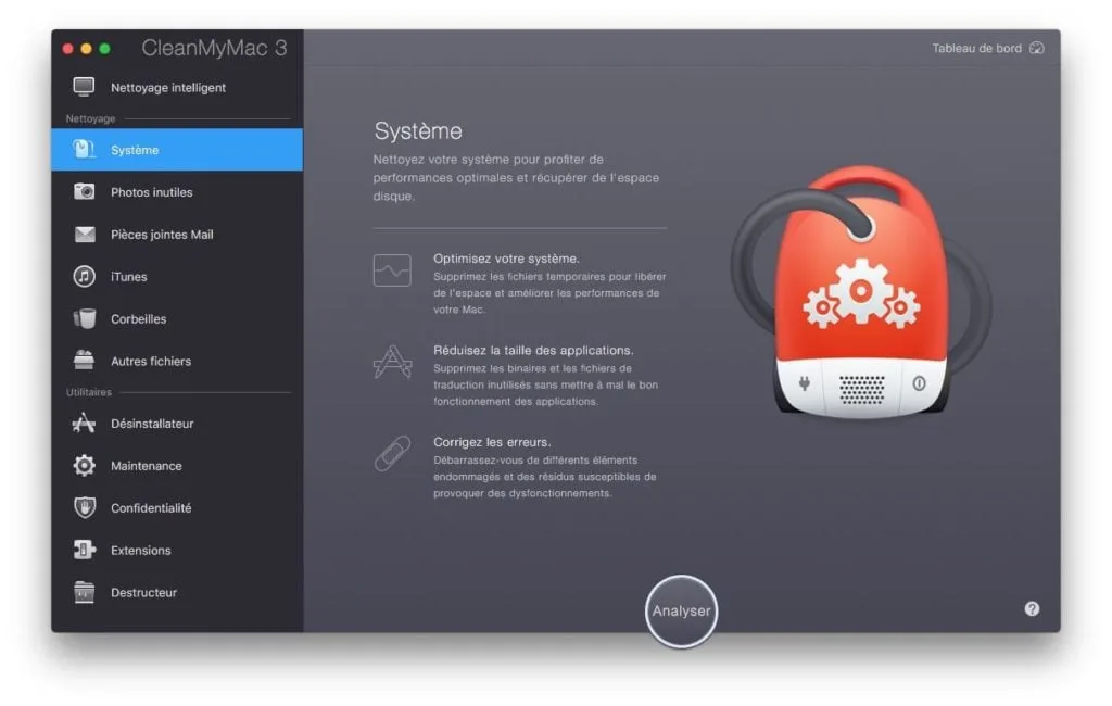 Verifier le disque de son Mac cleanmymac