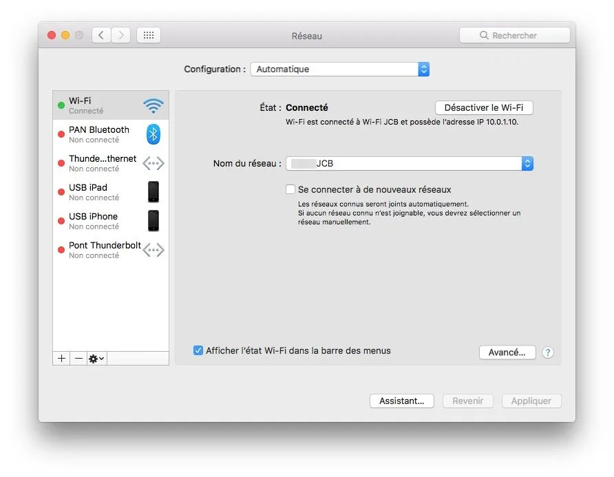 Client SSH Mac : se connecter en mode sécurisé à un serveur, une machine locale, distante... 2 Client SSH Mac addresse ip