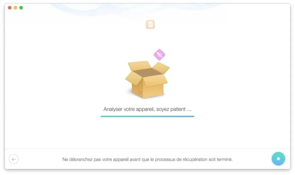 analyse donnees effacees iphone
