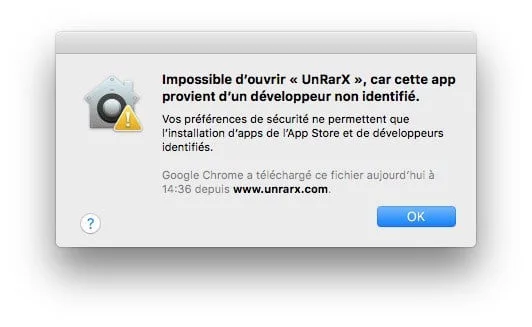 Installer une application sur Mac (Mac OS X / macOS) 5 Installer une application sur Mac impossible ouvrir app developpeur non identifie
