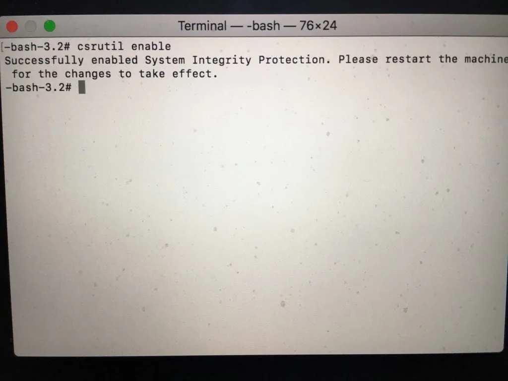Désactiver le SIP macOS High Sierra (10.13) 4 activer les sip macos high sierra
