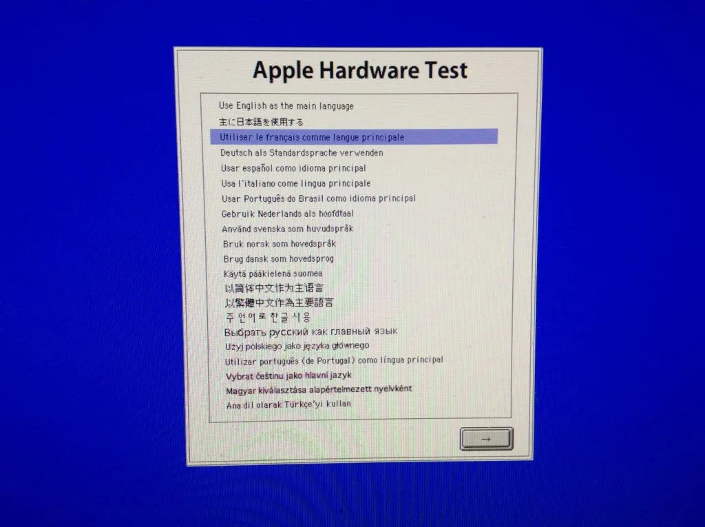 Tester son Mac composants apple hardaware test