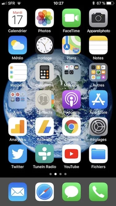 Changer la langue d'un iPhone reglages