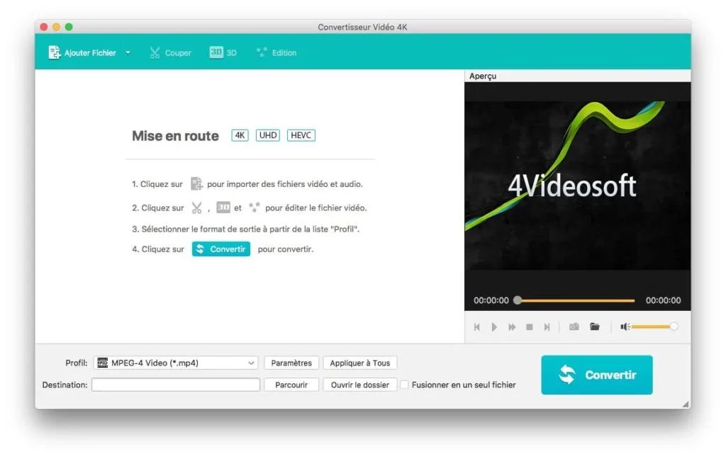 convertisseur video 4K Mac