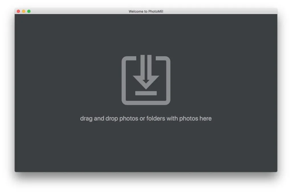 Convertir des photos sur Mac drag and drop