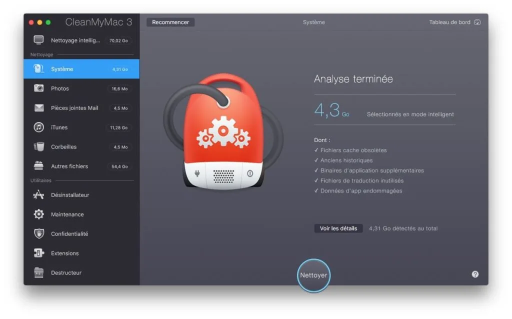 Nettoyer macOS High Sierra (10.13) : mode d'emploi 4 Nettoyer macOS High Sierra fichiers systeme