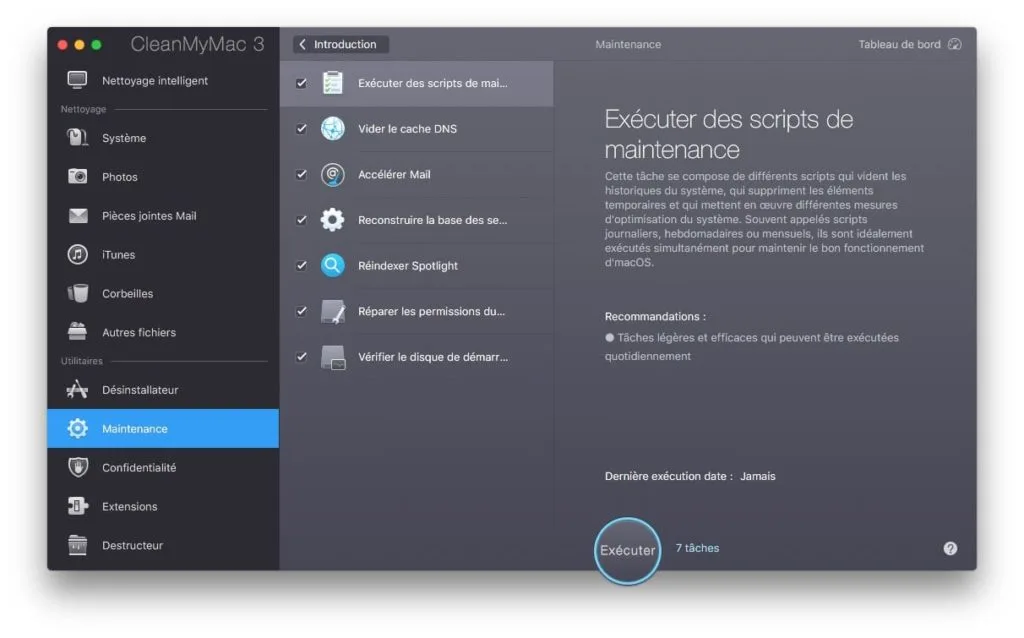 Nettoyer macOS High Sierra (10.13) : mode d'emploi 6 Nettoyer macOS High Sierra scripts de maintenance