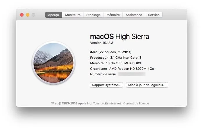 macOS High Sierra 10.13.3 update