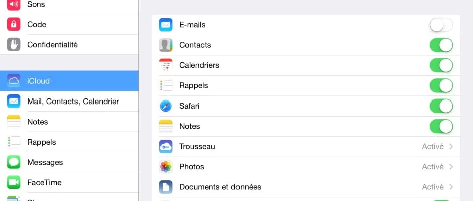 Keychain iPhone iPad activation